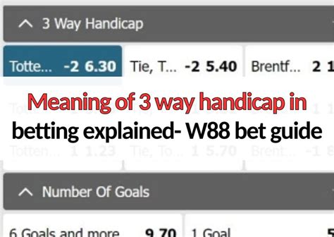 what is the meaning of handicap in sportybet|Handicap Bet Explained .